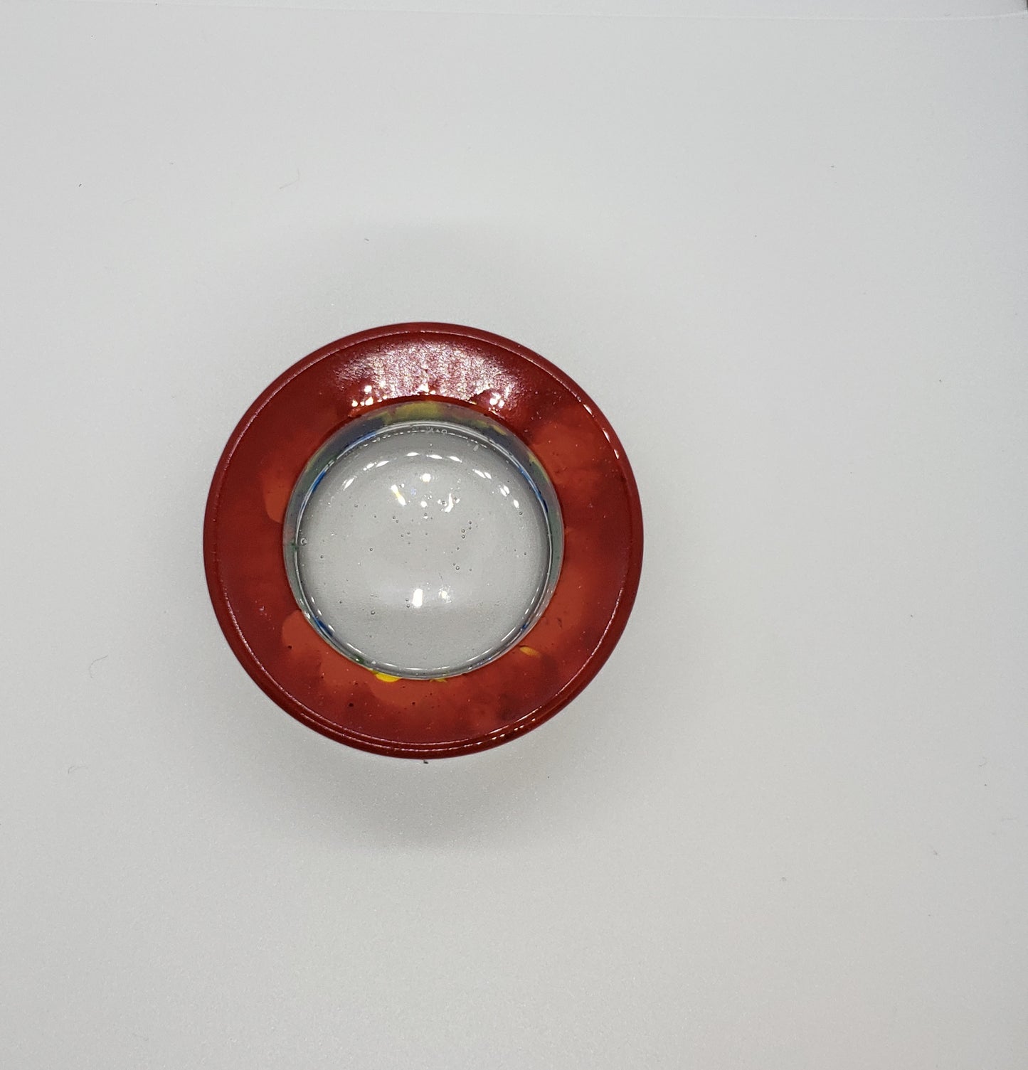 Rainbow tea light candle holder