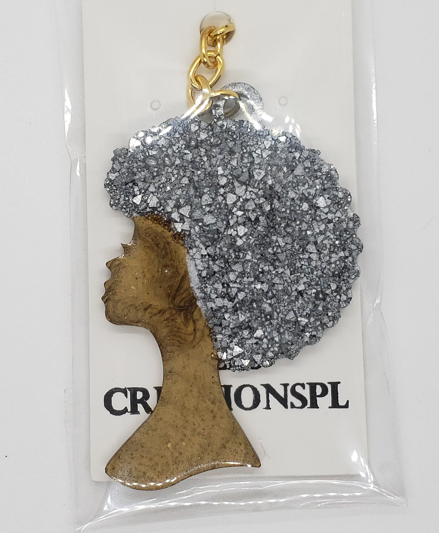 Afro queen keychain/ Africa keychain/Afro king keychain