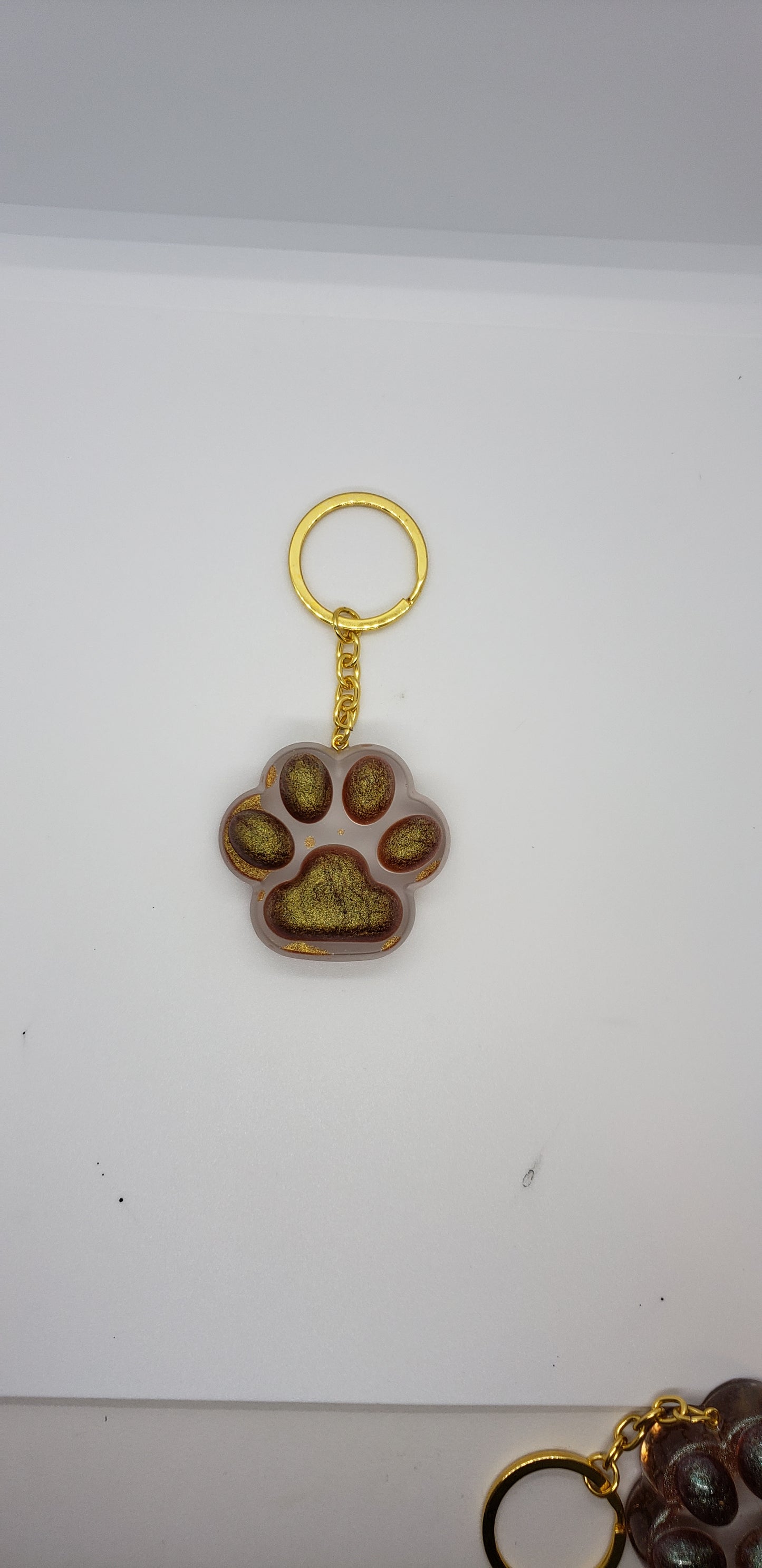 Paw Print keychain