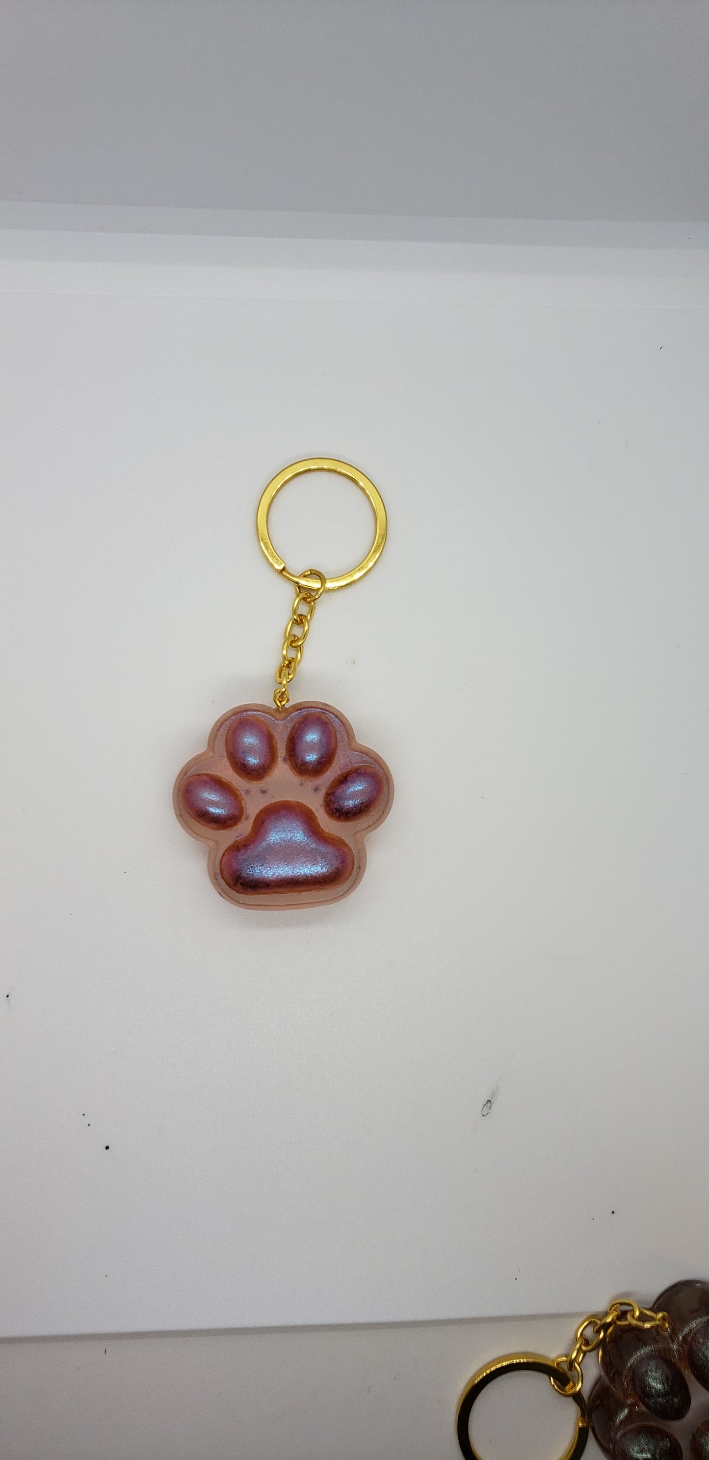 Paw Print keychain