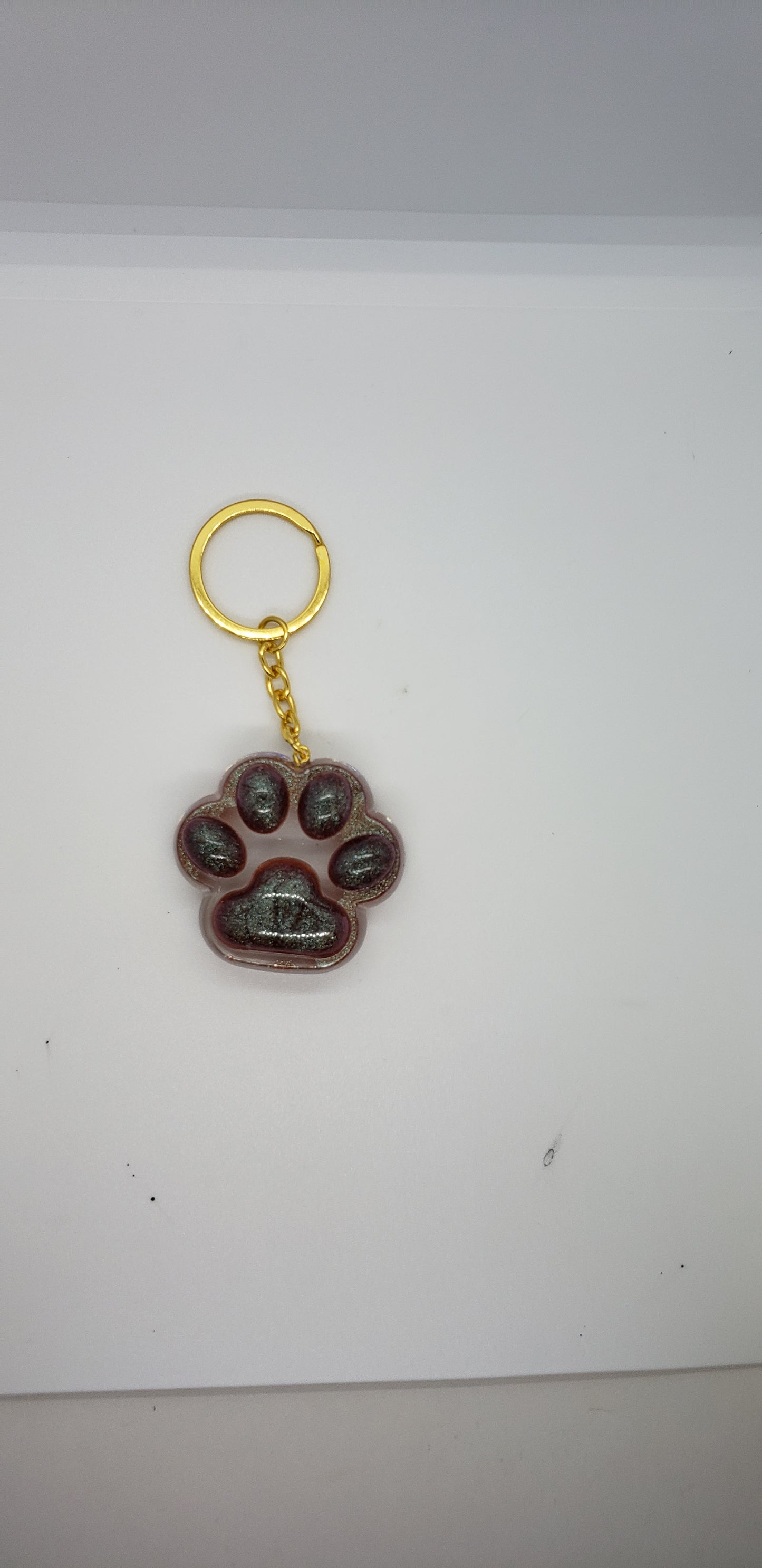 Paw Print keychain