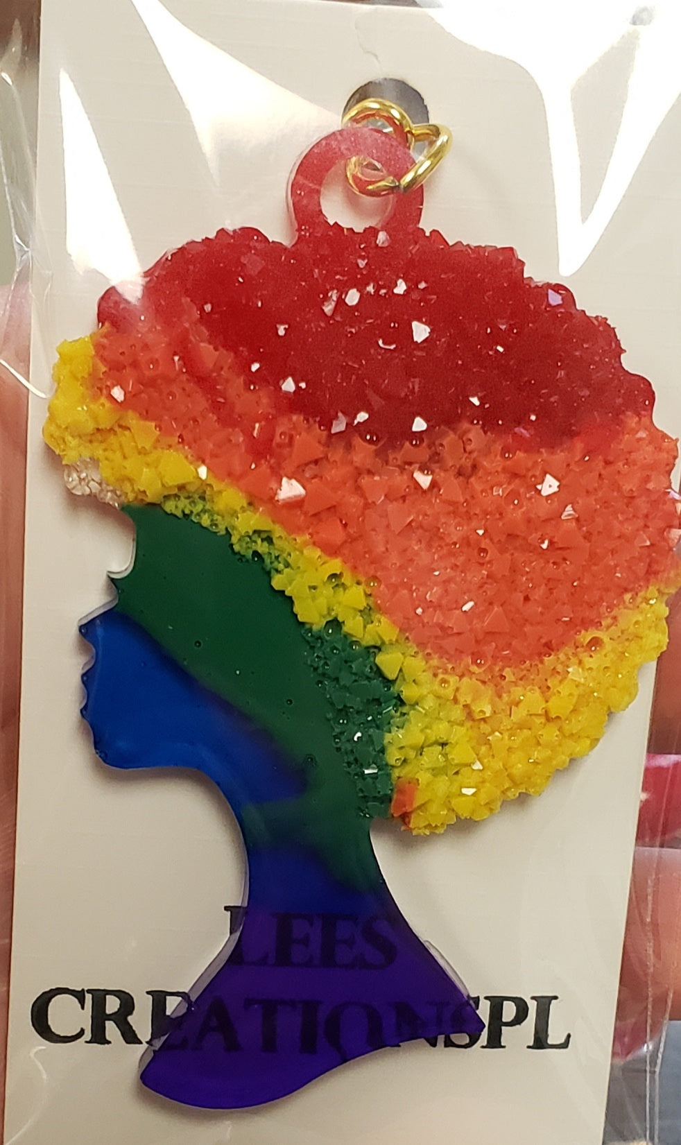 rainbow afro queen
