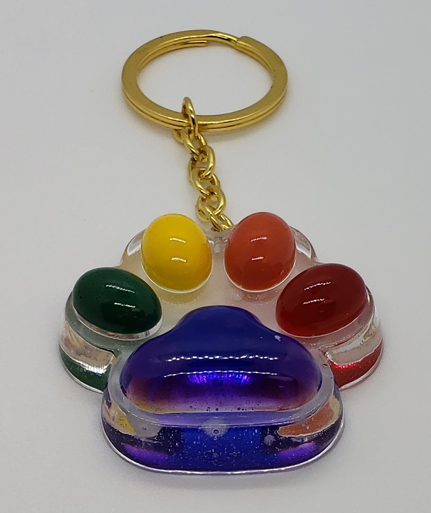 Paw Print keychain