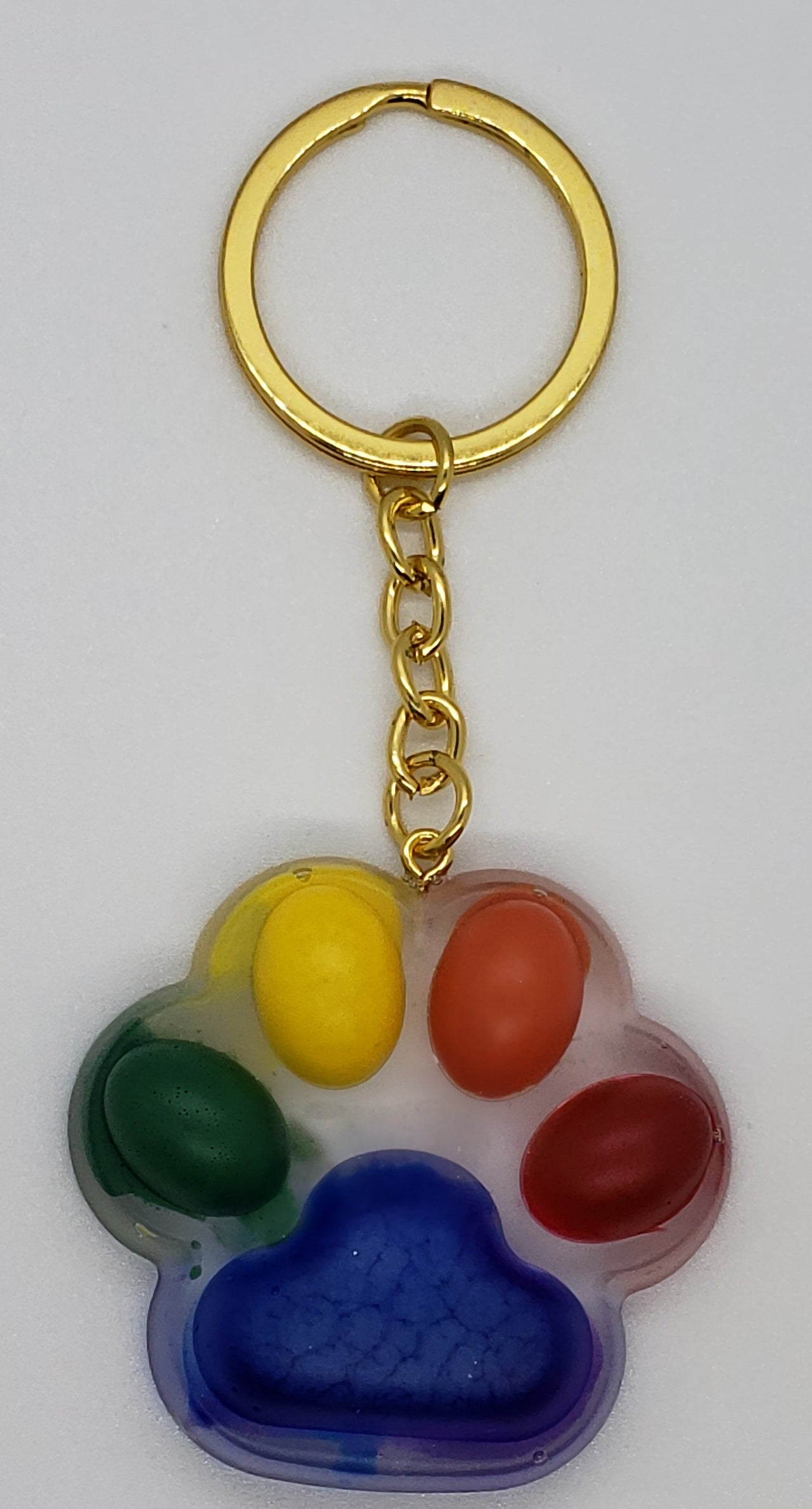 Paw Print keychain