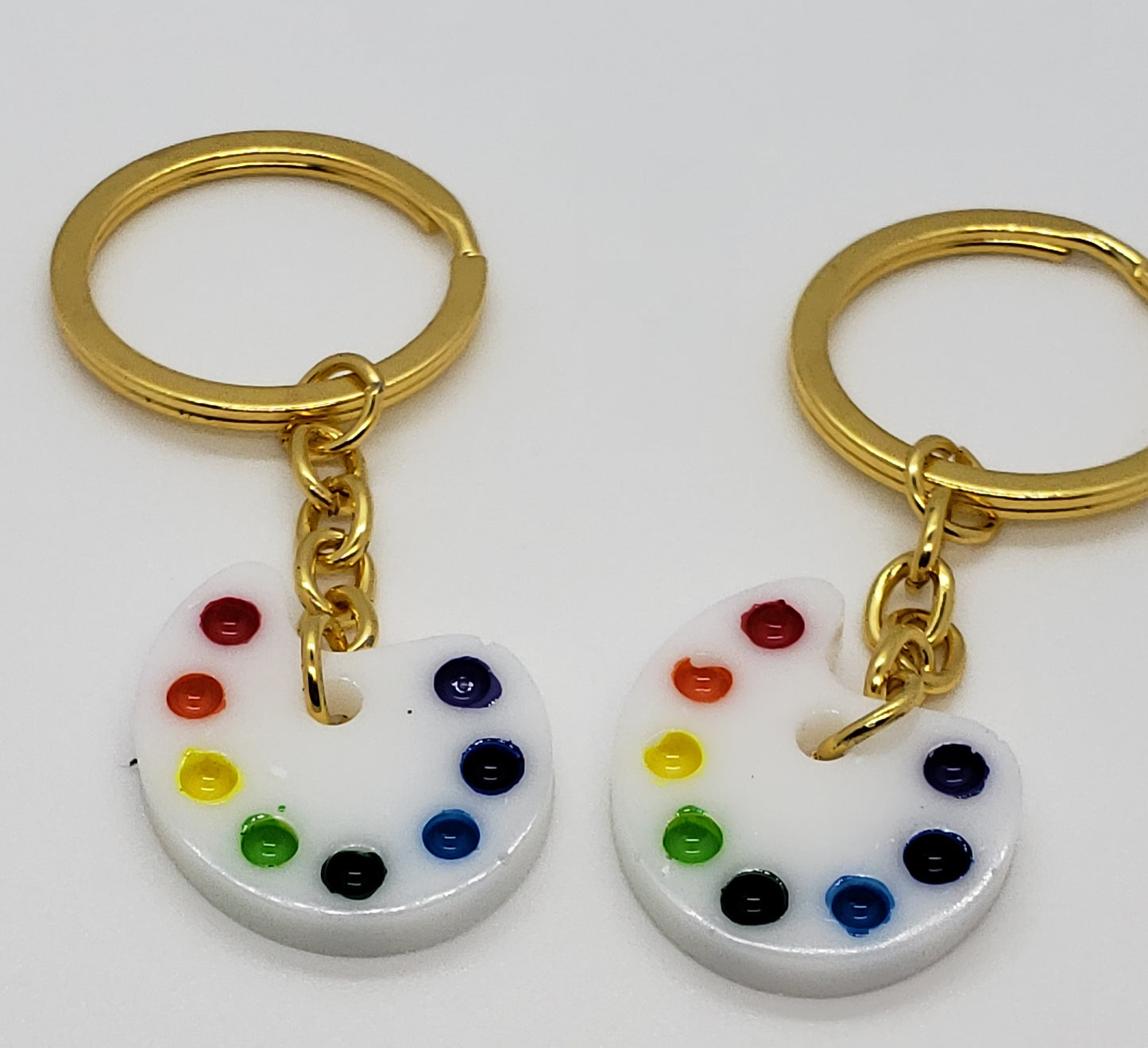 Paint Palette keychains