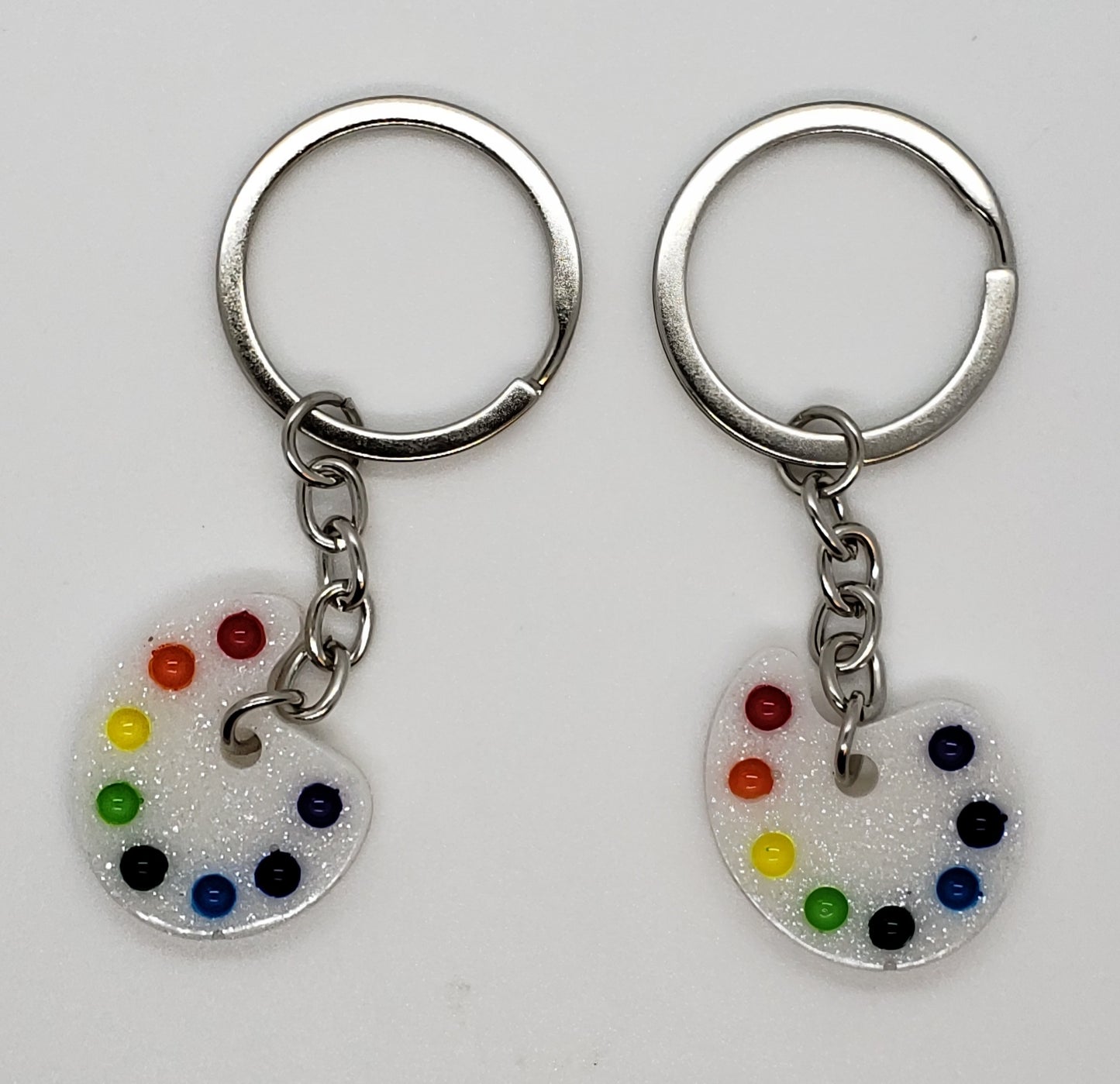 Paint Palette keychains