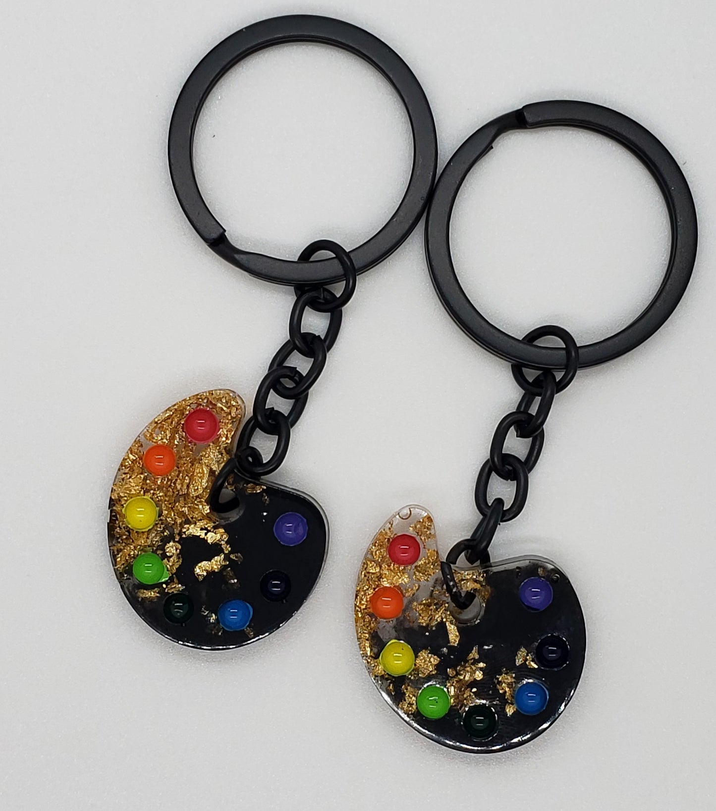 Paint Palette keychains