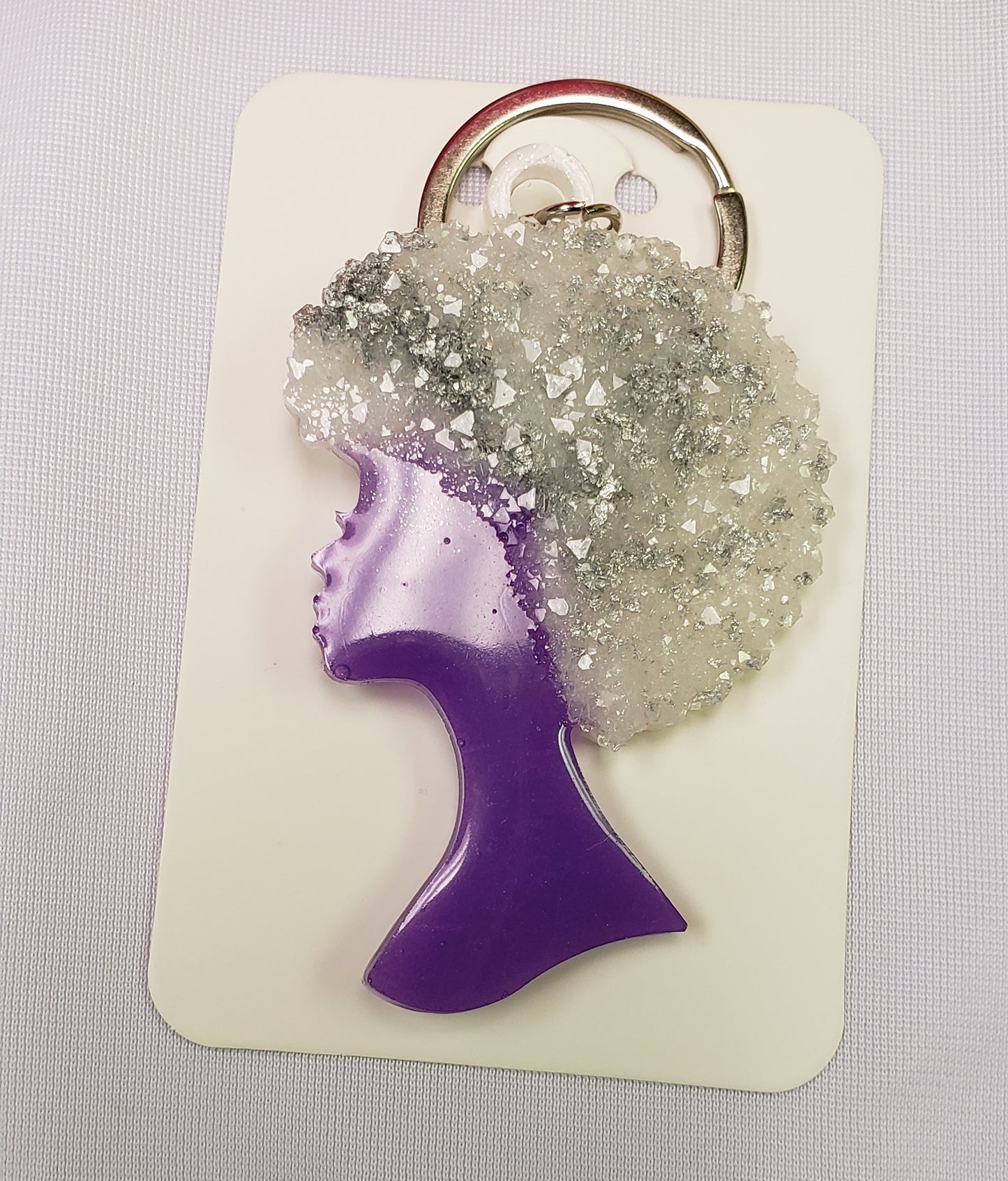 Afro queen keychain/ Africa keychain/Afro king keychain
