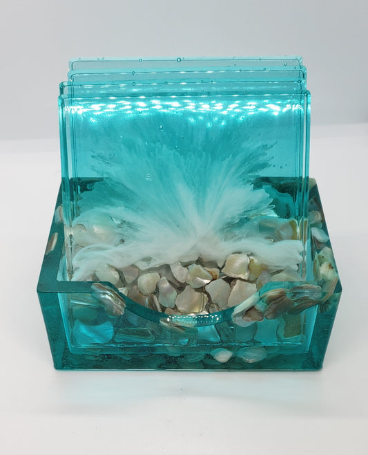 Sea scape coasters /Beach Coasters/Ocean coasters