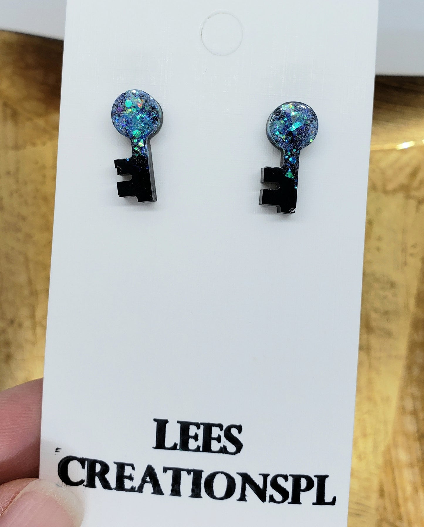 key earrings