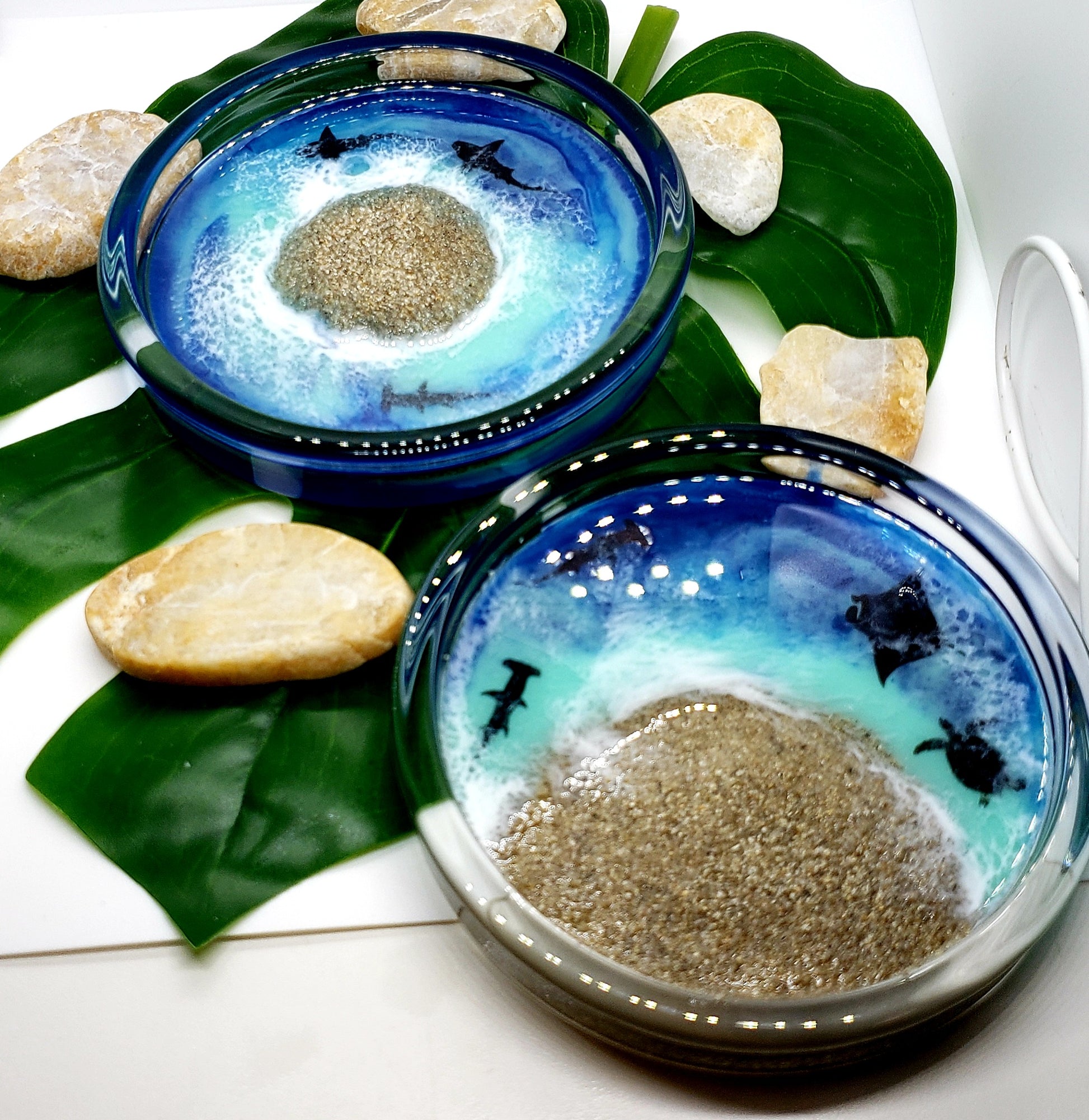 hand made ocean jewelry dish