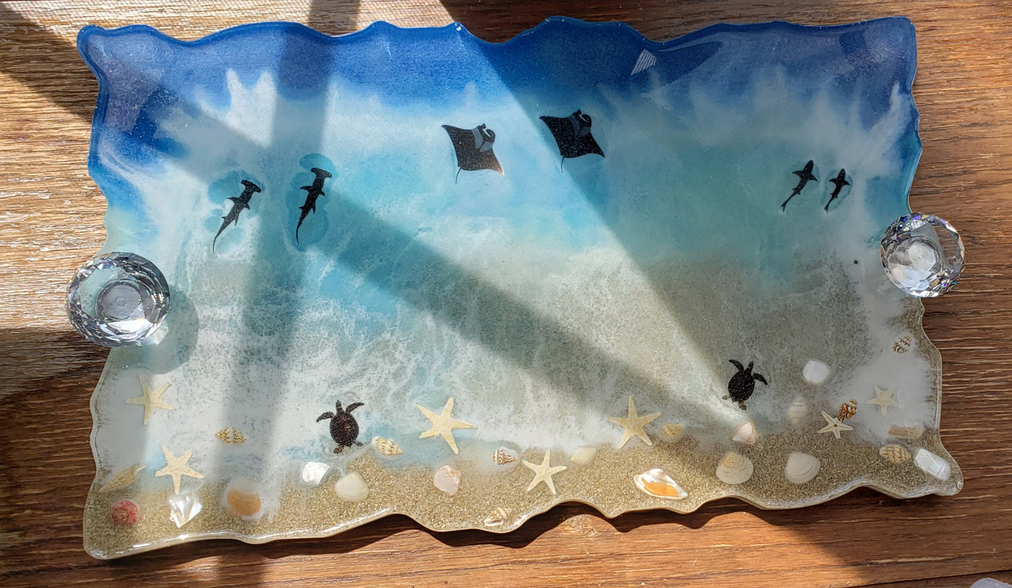 Sea Scape Trays