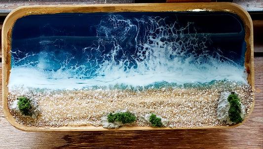 Ocean Coastal trays/ Wooden Tray