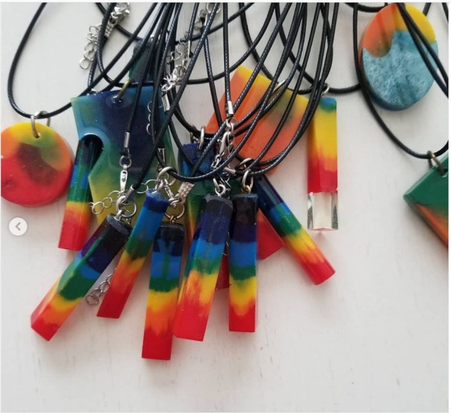 Pride pendant necklace