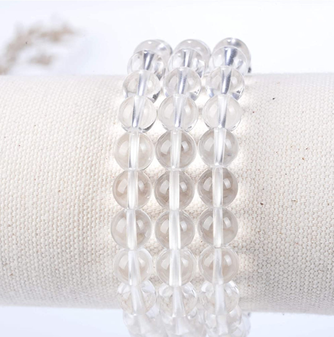 clear quartz bracelet
