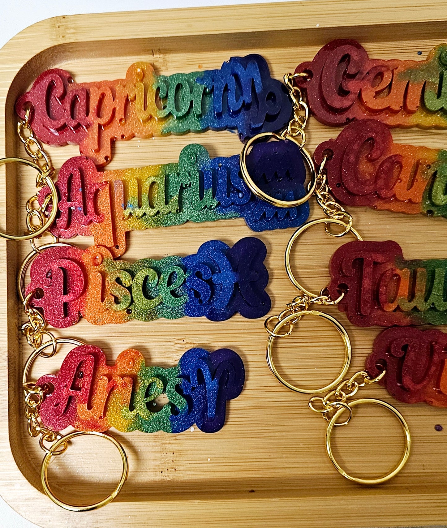 Zodiac Sign Keychains