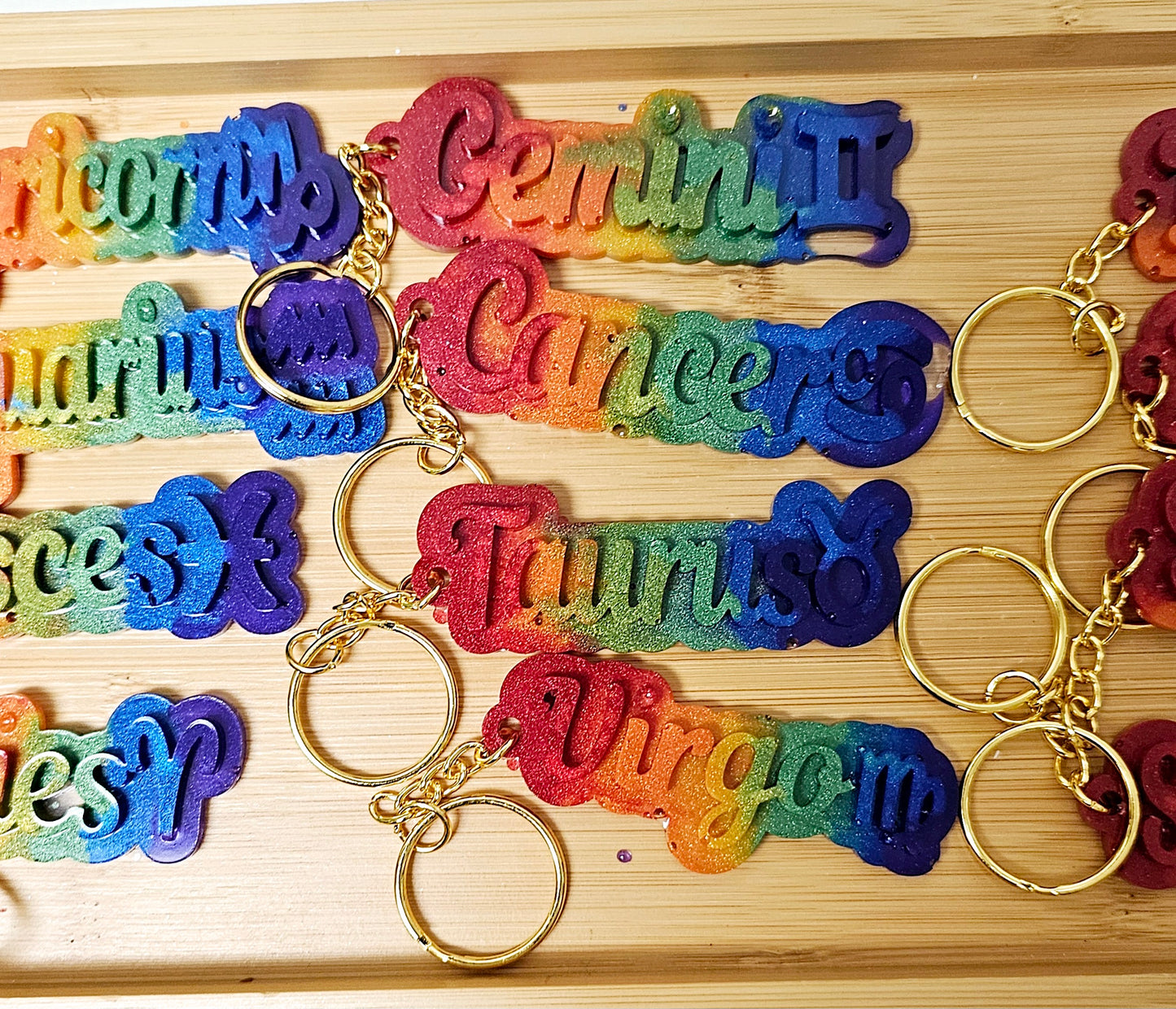 Zodiac Sign Keychains