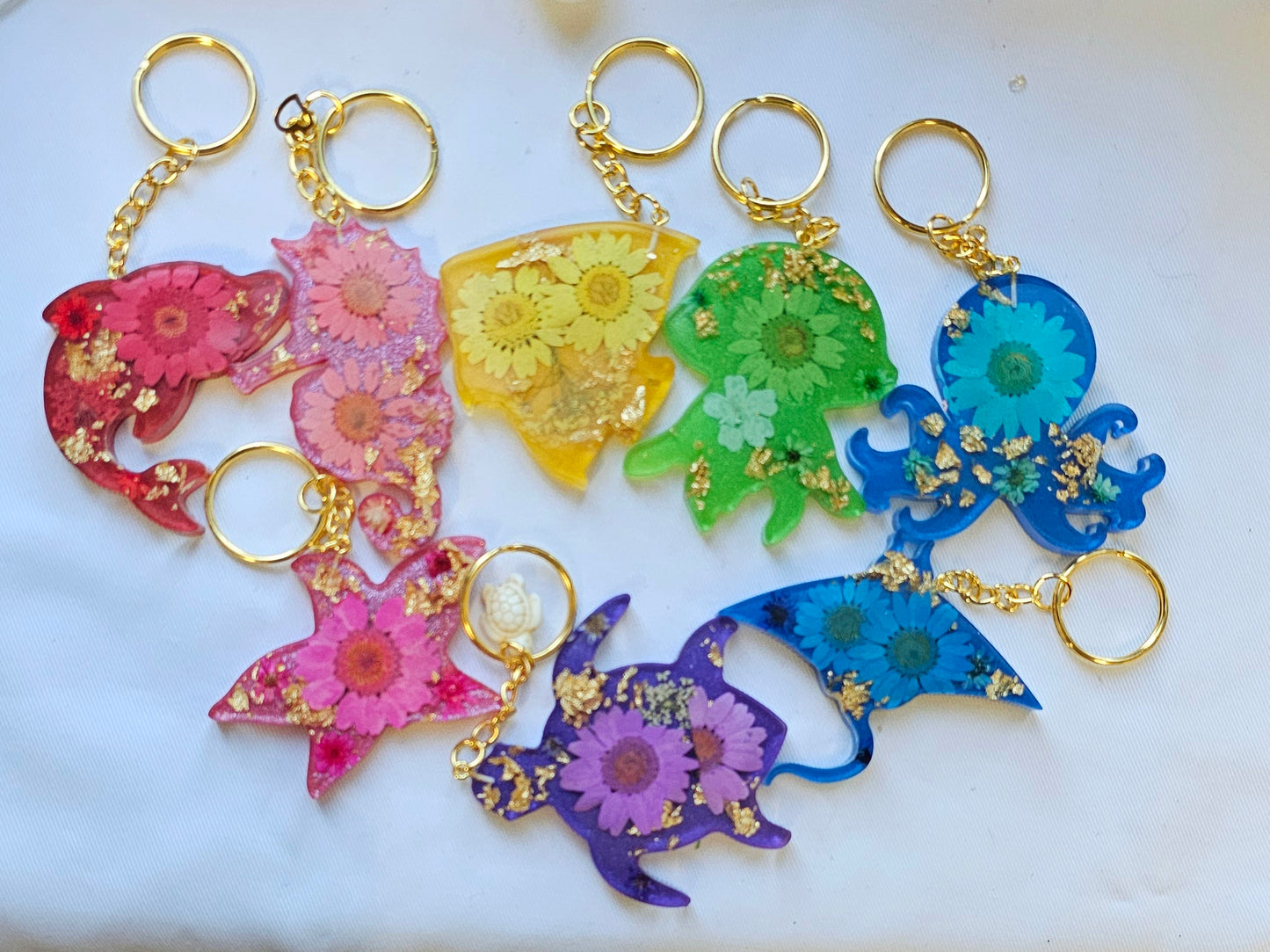 Animal Floral keychains