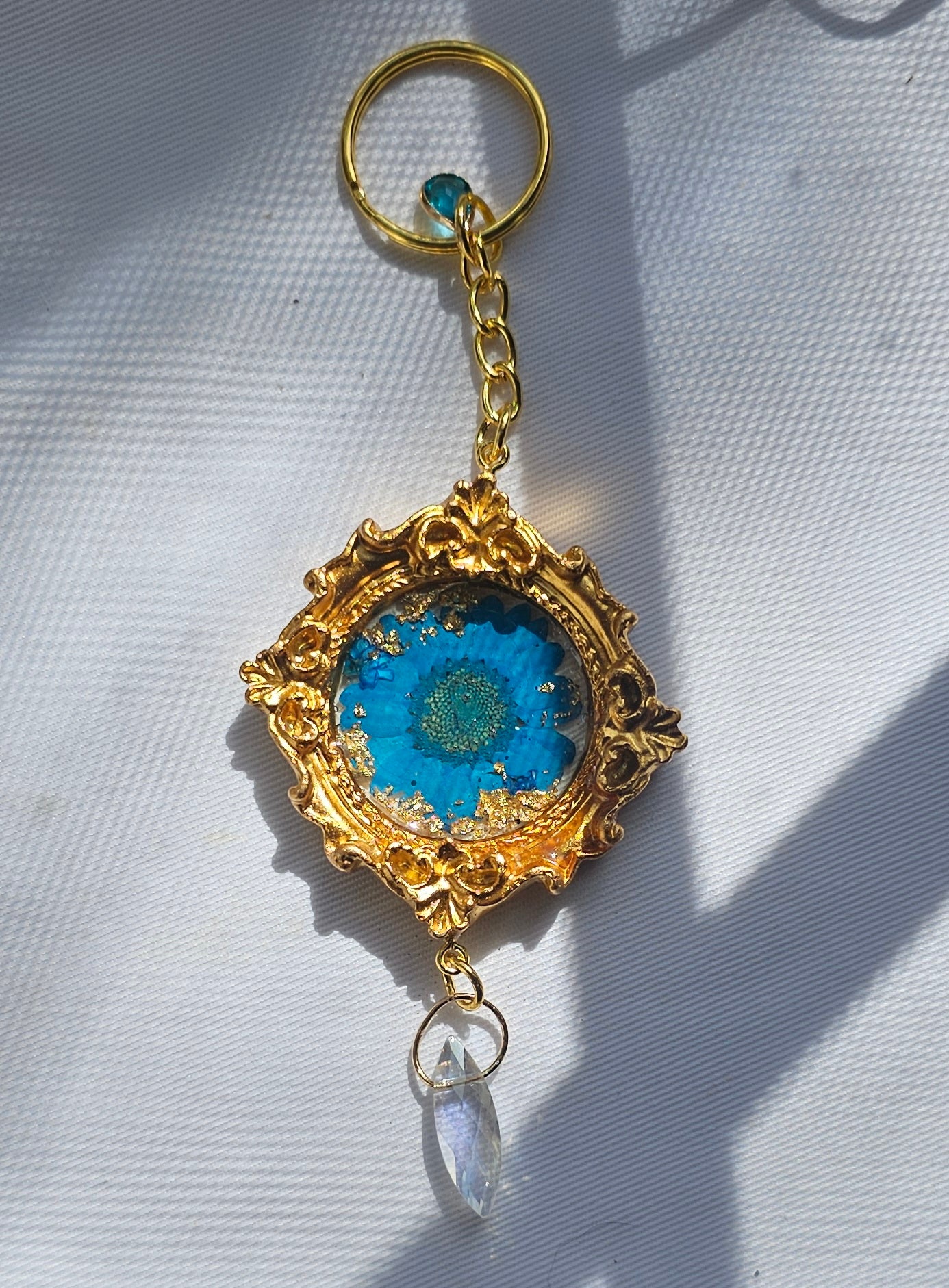 Mini Vintage frame suncatcher/keychain