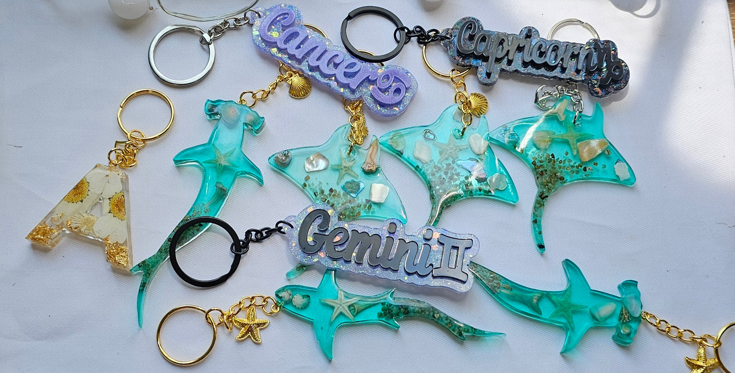 Zodiac Sign Keychains