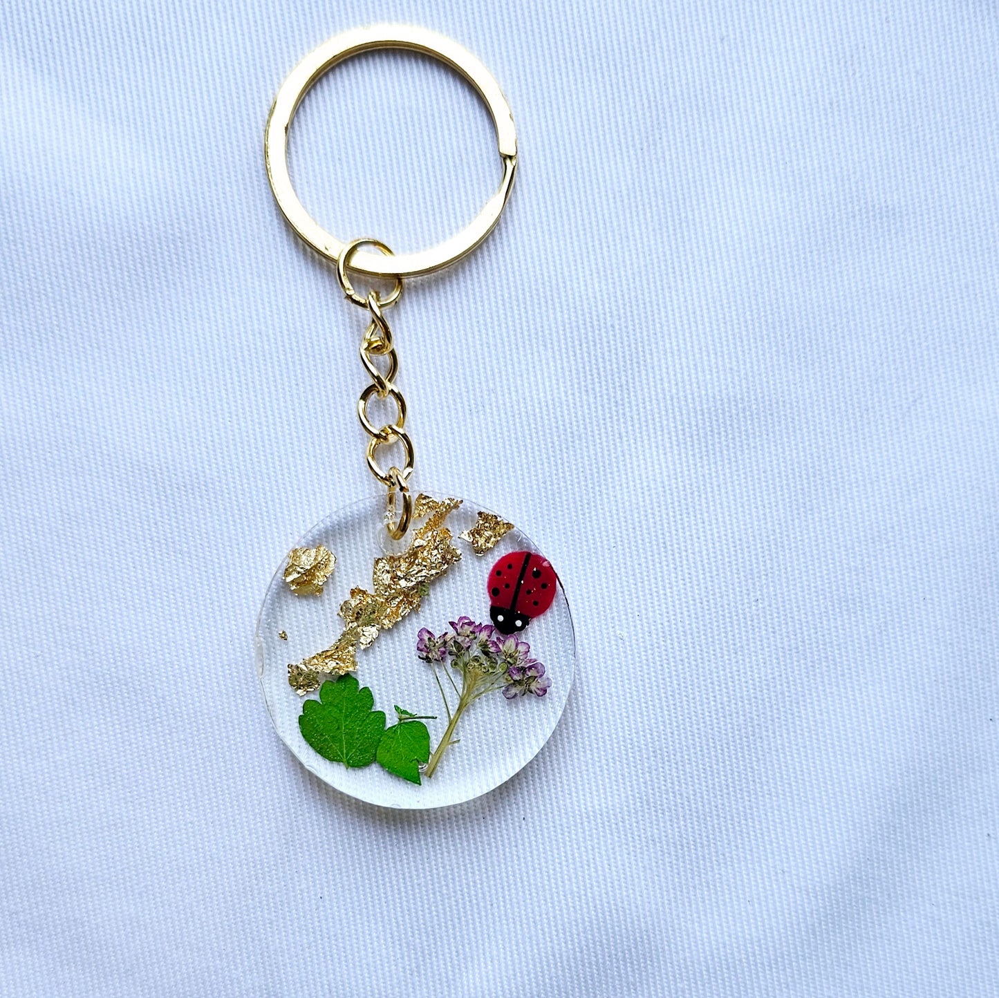 Bee/ladybug keychains