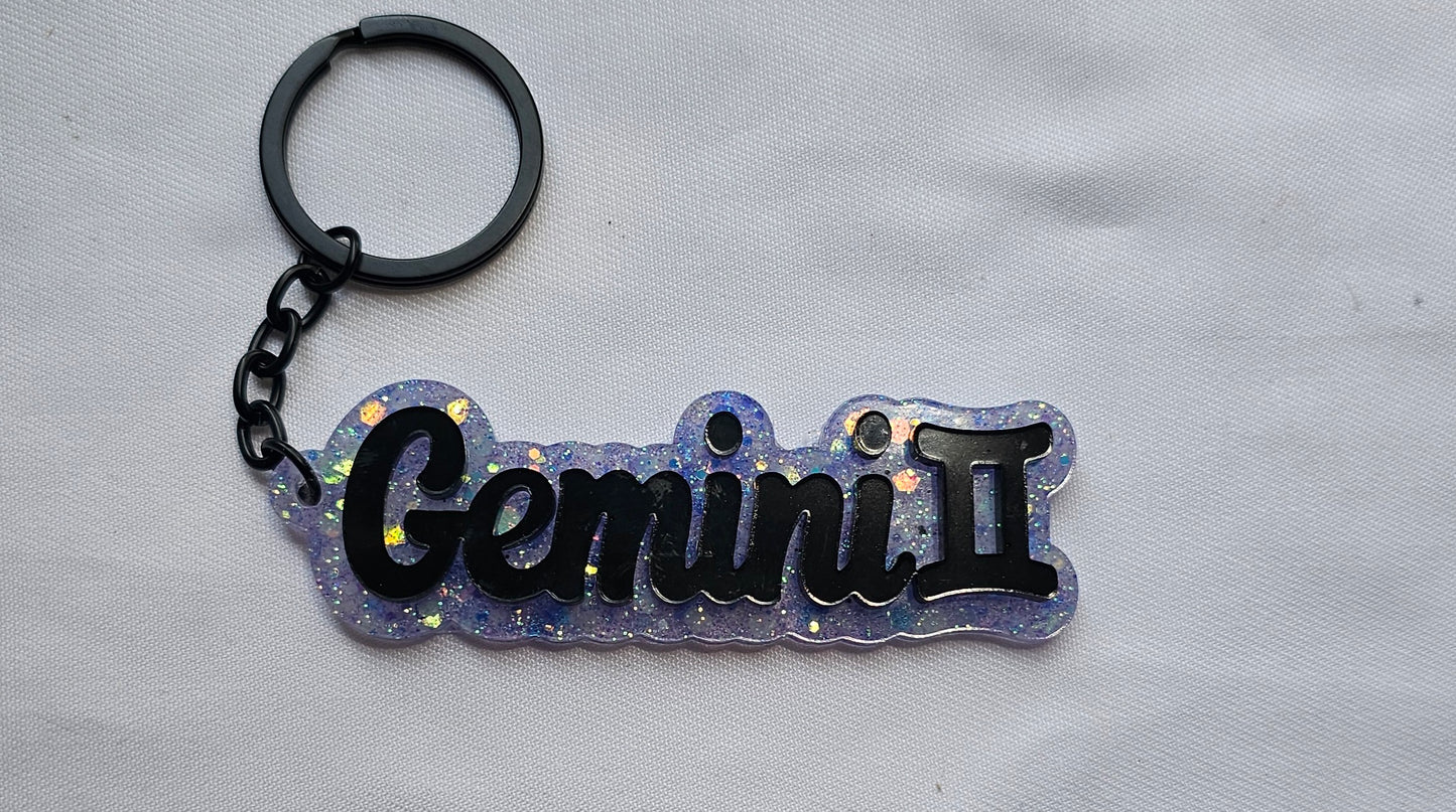 Zodiac Sign Keychains