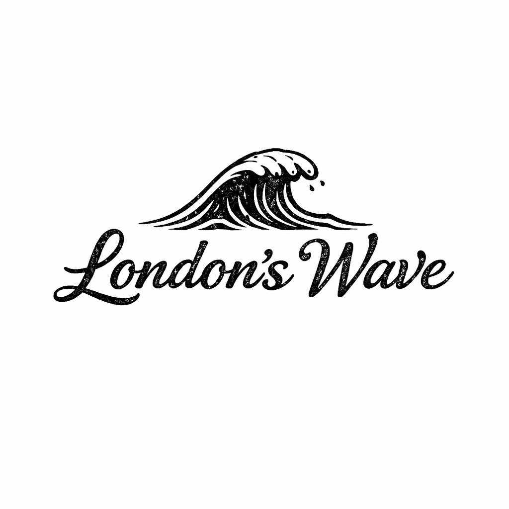 London's Wave, Mail Snail mail club, Monthly art mail club, bookmark, envelope