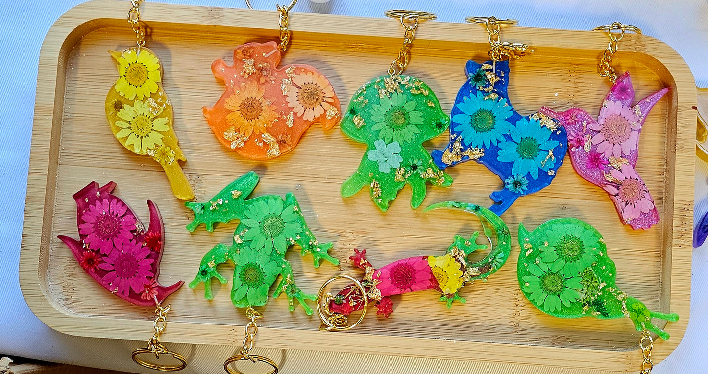 Animal Floral keychains