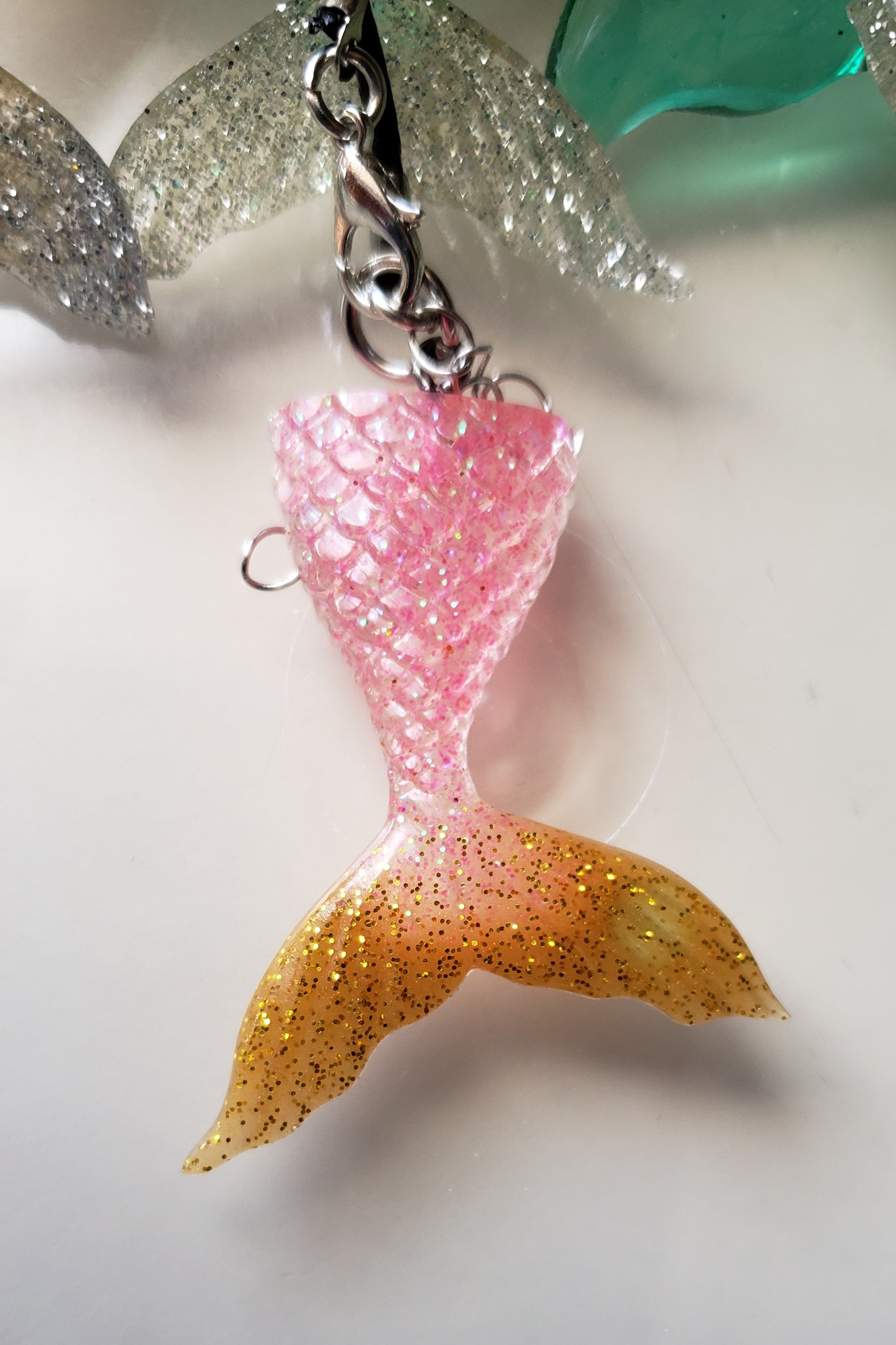 Gold Mermaid Tail Necklace – Pink Turtle Boutique