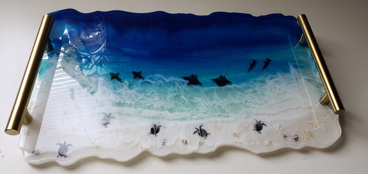 Sea Scape Trays