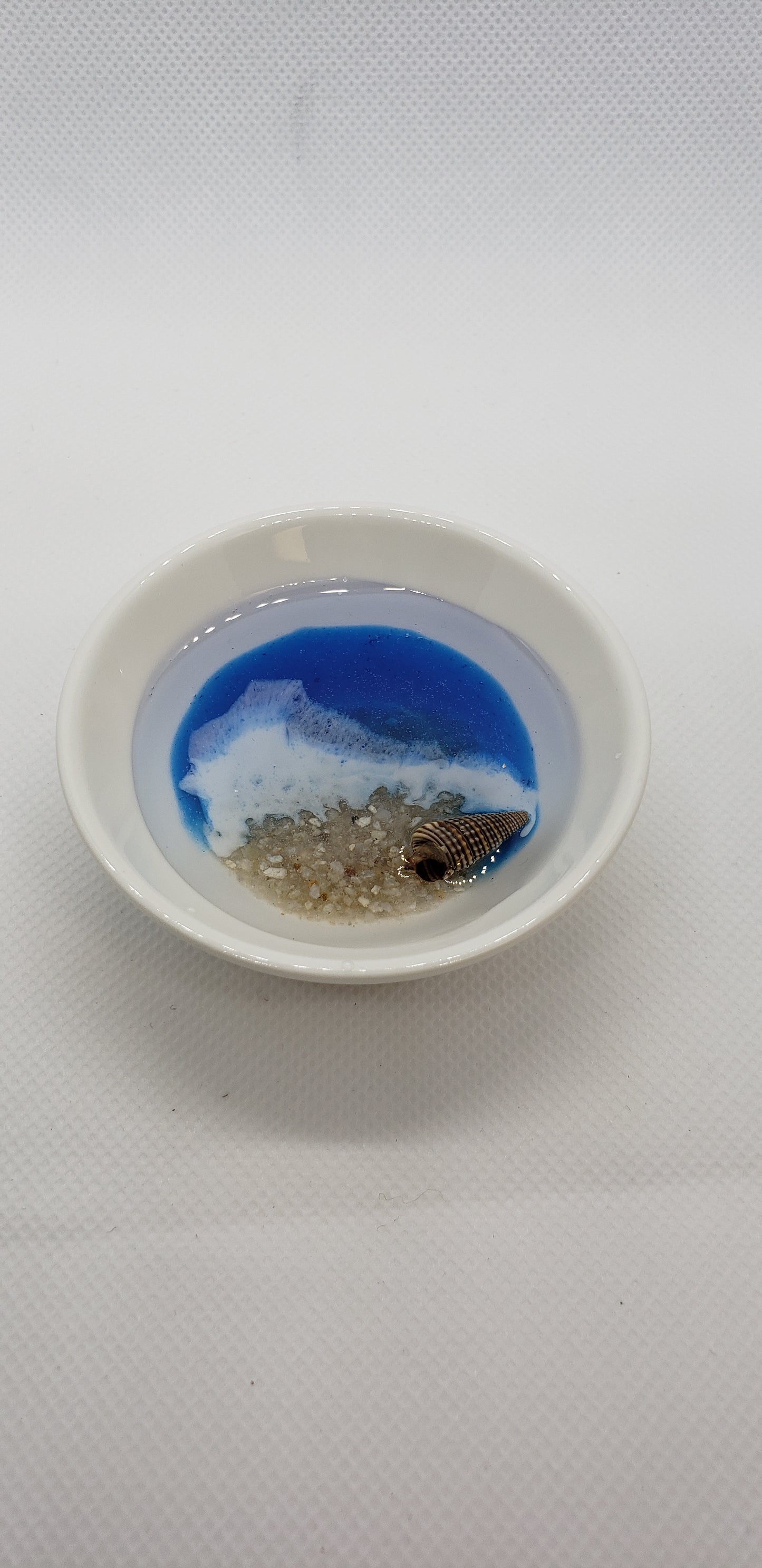 Ceramic jewelry dish/ beach scene/tray