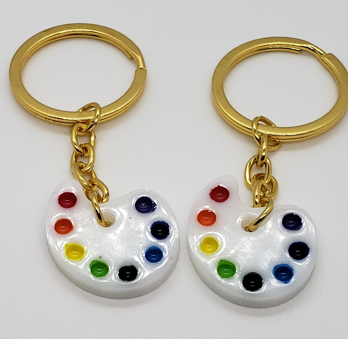 Paint Palette keychains