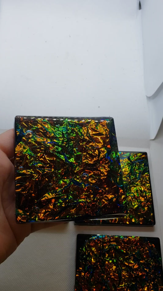 holographic coasters