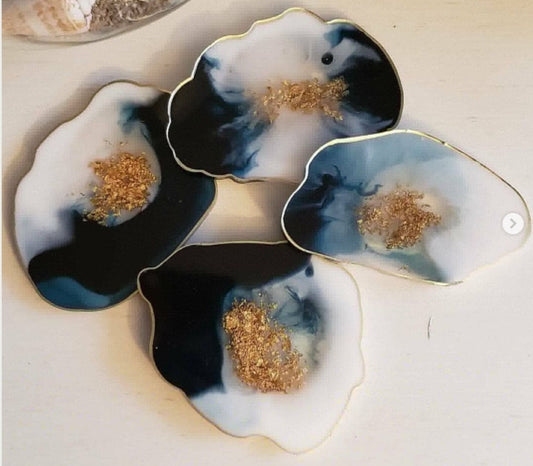 Resin coasters